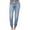 Light Blue, variant on Women's Jeans High Rise Plus Size Bootcut Lace Up High Elastic Washed And Closed Leg Casual Denim Pants