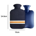 thumbnail image 2 of Hot Water Bottle Heat Up and Refreezable Hot Cold Pack with Classic Striped, 2 of 5