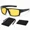 Black with Black Stripe, variant on High Definition Men's X Loop Sport Sunglasses HD Vision UV400 HD Glasses Eyewear black with brown strip