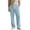 S2-Light Blue, variant on Havenx Sweatpants for Men Wide Leg Fleece Sweatpants Drawstring Open Bottom Track Pants with Pockets Elastic Waist Loose Fit Fall Winter Y2k Casual Clothes,Black M