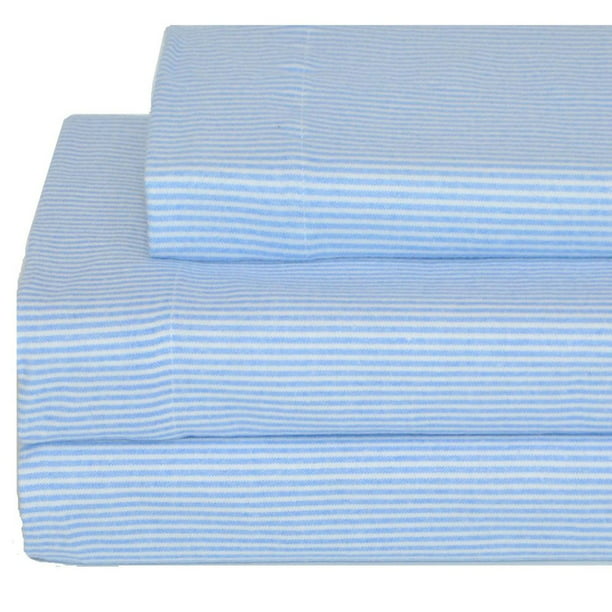 Barnlig skraber at fortsætte Tommy Hilfiger Bed Sheet Set Ithaca Stripe Flannel Bedding Accessories -  Walmart.com