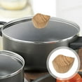 thumbnail image 4 of Shisuyan 3pcs Wood Pattern Pot Cover Knobs Pan Lid Holding Handle Pot Lid Cover Handle, 4 of 8