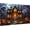 100 Piece (Easy), variant on 50 Pieces Gothic Dark Haunted Halloween Witch Castle Wall Art Puzzle Gift Birthday Holiday Present Spooky Fall Leisure Activity for Adults Stress Relief Calming Pastime Mind Focus Home Decor