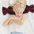 thumbnail image 6 of Candy Pillow With Pillow Core 24.6×9.8in Durable Cord Opening And Closing Design Waterproof And Easy To Install Maroon Stripe_2, 6 of 8