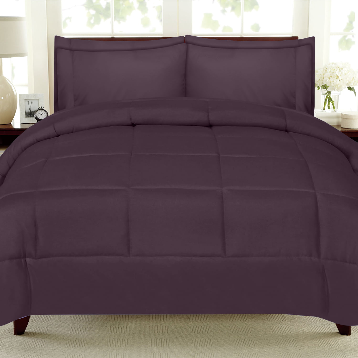 Luxury 7 Piece Bed-In-A-Bag Down Alternative Comforter And Sheet Set