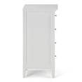 thumbnail image 2 of Simpli Home Acadian Four Drawer Floor Storage Cabinet In Pure White, 2 of 12