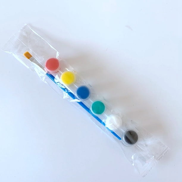 Juego de pigmentos acrílicos de grafiti para niños, 12 cintas, dos bolígrafos, pigmentos de madera pequeños para hacer pintura