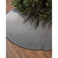 thumbnail image 2 of Navy Blue Gray Ombre Christmas Tree Skirt 48 Inches Large Christmas Skirt Tree, Modern Gradient Abstract Art Tree Skirt Christmas Decorations for Fireplace Party Holidays Indoor Outdoor, 2 of 7