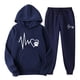 thumbnail image 1 of Puntoco, moda para mujer, abrigo informal deportivo con estampado, pantalones largos, suéter con capucha, tops, conjunto de pantalones, conjunto con capucha de manga larga, liquidación Puntoco Puntoco-3391, 1 of 2