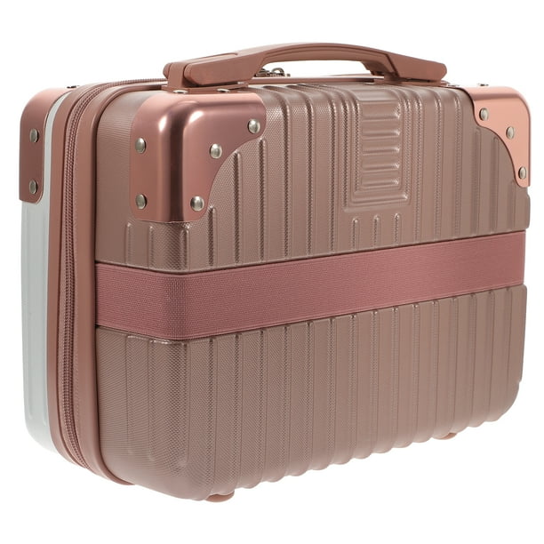 1 maleta portátil para guardar maquillaje y artículos de tocador para viajar.