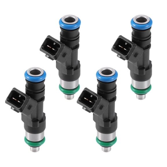 Unique Bargains 4 Pcs 0280158254 AE8E9F593AA Car Fuel Injector for Ford Fiesta 1.6L 2011-2012