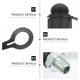 thumbnail image 3 of 4 piezas de accesorios para herramientas de unión de tuberías de aceite, conector rápido de acero para tractor, 3 of 6