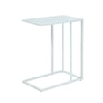 thumbnail image 3 of Pangea Home Miley Rectangular Modern Metal Tray Table in White, 3 of 4