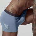 thumbnail image 6 of Sngxgn Breathable Men's Underwear Comfortsoft Boxer Briefs(Blue,XL), 6 of 9
