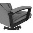 thumbnail image 3 of Scranton & Co High Back Charcoal Bonded Leather Office Chair Loop Arms, 3 of 11