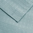 thumbnail image 4 of Mainstays Eco-Friendly Waffle-Weave Fabric Shower Curtain, with Recycled Polyester, 72” x 72”, Blue, 4 of 7