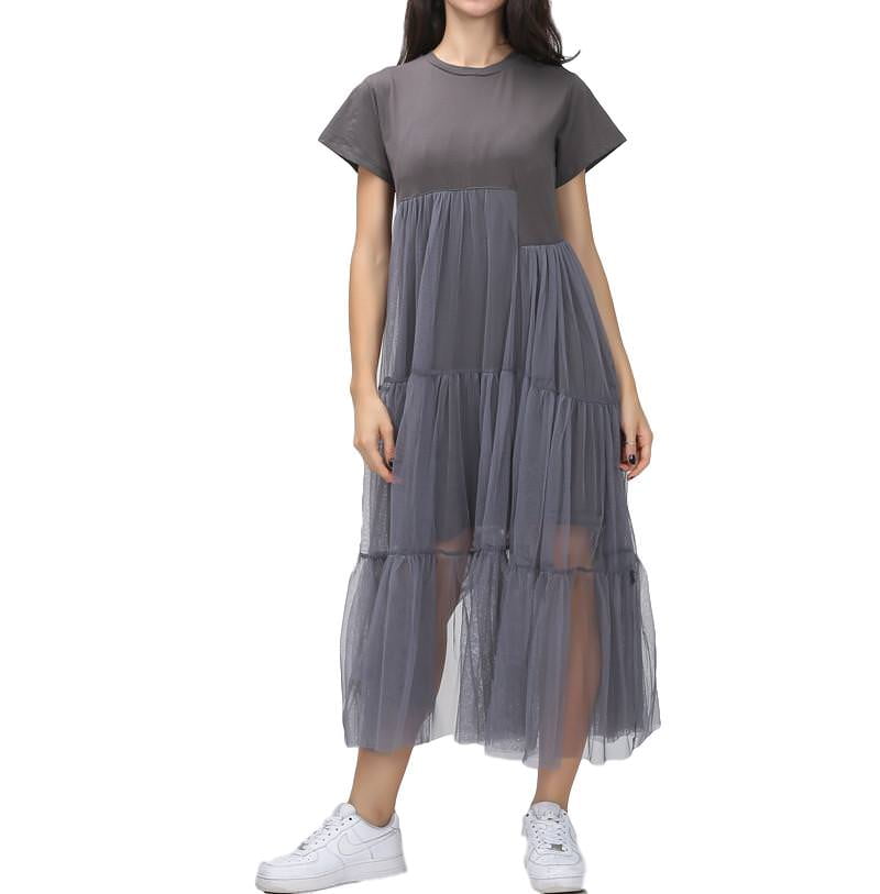 tulle tshirt dress