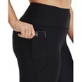 thumbnail image 4 of Plus Size Women's Under Armour Tech High-Waisted Ankle Leggings Color: Black Size: 2X, 4 of 4