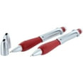 thumbnail image 3 of 2-Pack Rotring Skynn Ergonomic Roller Ball Pens With Comfort Grip - Warm Red, 3 of 6
