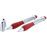 2-Pack Rotring Skynn Ergonomic Roller Ball Pens With Comfort Grip - Warm Red