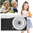 thumbnail image 1 of Cámara de vlogueo 4K Jixopn para principiantes, enfoque automático, fotografía HD, cámara para selfies de viaje, 48 MP, minicámara para selfies para niños en campus, zoom 16X, pantalla IPS de 2,8, 1 of 8
