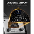 thumbnail image 2 of H HZXVOGEN 250A Aluminum MIG Welder, 110V/220V Dual Voltage 5-in-1 Gas & Flux Core MIG, Pulse MIG, Lift TIG, Stick Welder, 2 of 8