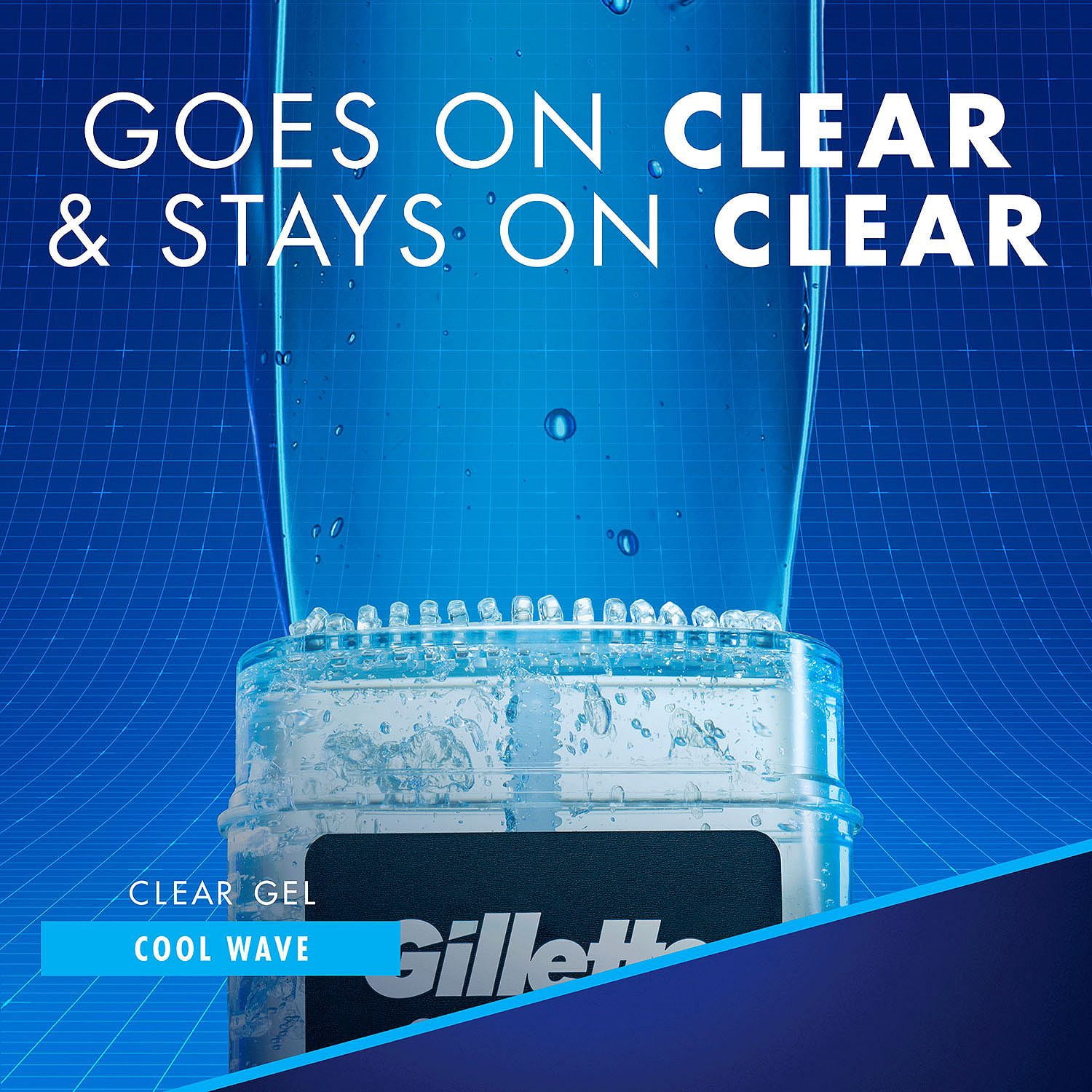 The Gillette Clear Gel Men's Deodorant, Cool Wave (3.8 oz., 5 pk.)