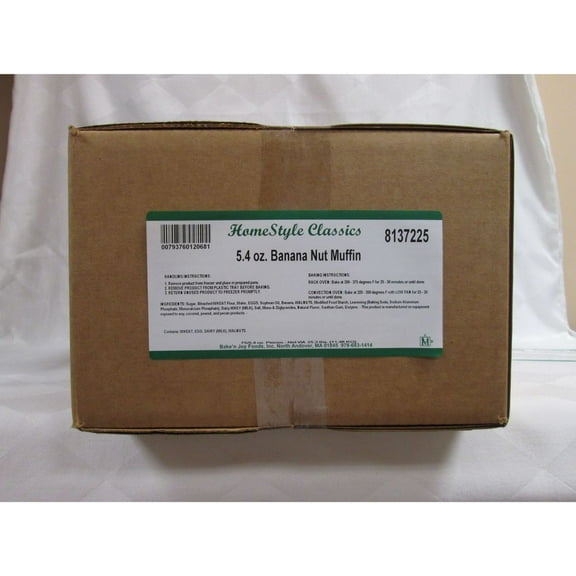 Bake N Joy Homestyle Banana Nut Muffin Batter, 5.4 Ounce -- 75 per case.