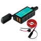 thumbnail image 1 of Cargador De Coche De 12-24V Con Voltímetro Digital Enchufe De Cargador De Vehículo Usb Dual Ip66 Adaptador De Carga De Coche Impermeable Para Barco Motocicleta Suv Eigraketly VI009159-01, 1 of 7