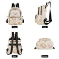 thumbnail image 4 of FORMRS Mini Backpack Purse for Women Travel Daypack Casual Shoulder Bag, Pink Seashell, 4 of 7