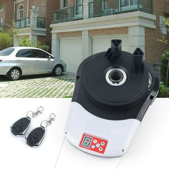 Automatic Garage Roll Up Roller Door Opener 24V DC Electronic Lift Force Motor Rolling with 2 Remotes