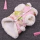 thumbnail image 5 of Xihbxyly Artículos para Mujeres Por Menos de 10 Dólares. Ropa de Año Nuevo para Perros, Cálida, Peluche, Tang, Peonía, Cheongsam de Dos Patas, 5 of 7