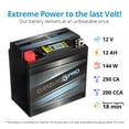thumbnail image 4 of Chrome Pro Battery Ytx14-Bs Igel Atv Battery For Honda 450Cc Trx450 Fourtrax Foreman S Es 2002, 4 of 7