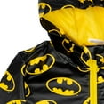 thumbnail image 2 of DC Comics Justice League Batman Little Boys Zip Up Waterproof Rain Jacket Toddler to Little Kid, 2 of 5