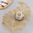 thumbnail image 4 of unbranded 2Ud Manteles Decorativos De PVC Dorados Para Con Aislamiento Térmico Y, 4 of 8