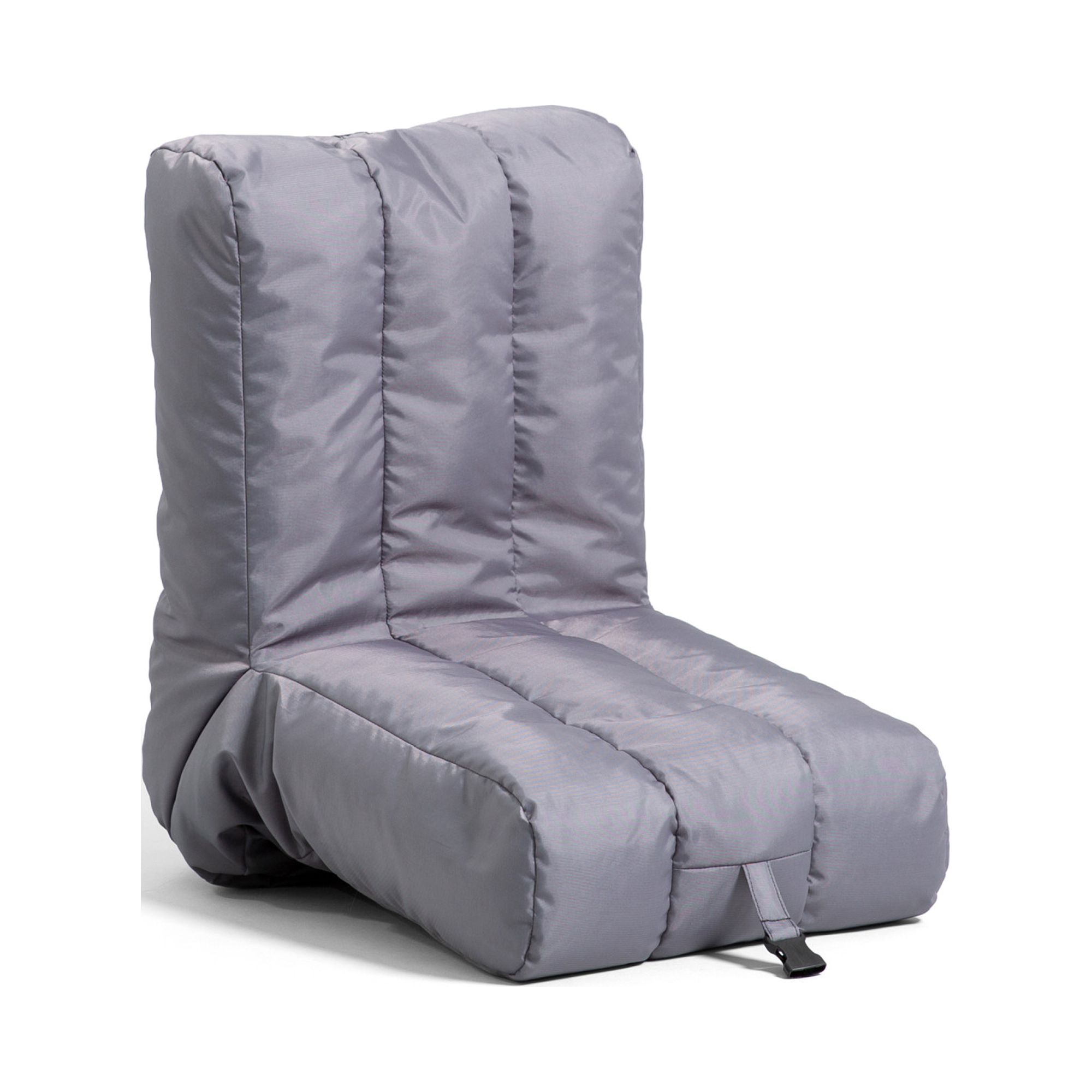 Big Joe Grab & Go Travel Bean Bag Chair, Steel Gray SmartMax, Durable Polyester Nylon Blend, 1.5 feet - image 2 of 9