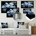 thumbnail image 4 of Designart "Apple Blossom Monochromatic gracefulness IV" Apple Blossom Metal Wall Decor, 4 of 5