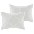 thumbnail image 5 of Home Essence Leena 3 Piece Tufted Cotton Duvet Cover Set, Full/Queen, White, 5 of 9
