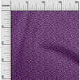 thumbnail image 1 of oneOone Rayon Purple Fabric Animal Skin Quilting Supplies Print Sewing Fabric By The Yard 56 Inch Wide-89U, 1 of 6