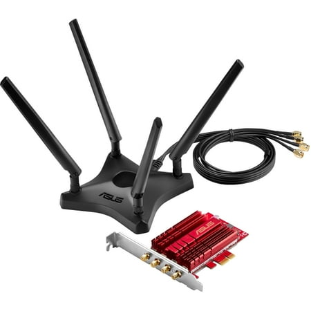 Asus PCE-AC88 Wireless AC1300 PCIe Adapter (Best Pcie Wireless Adapter)