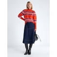 thumbnail image 2 of Free Assembly Women's Fair Isle Sweater with Puff Sleeves, Midweight, Sizes XS-XXL, 2 of 6