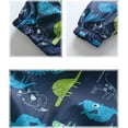 thumbnail image 3 of Emy Dola 1-6T Kids Baby Boy Dinosaur Hooded Zip Up Jackets Windbreaker Casual Outerwear Lightweight Toddler Long Sleeve Raincoat, 3 of 7