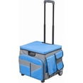 thumbnail image 2 of Mobile Utility Cart with Storage Organizer Bag, Rolling Cart, Dark Grey/Grey, 2 of 10