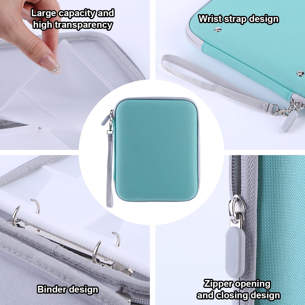 BLEEUS Card Case 80 Pockets Card Binder Holder Card Folder For Yoto Cards (Green)Game Accessories