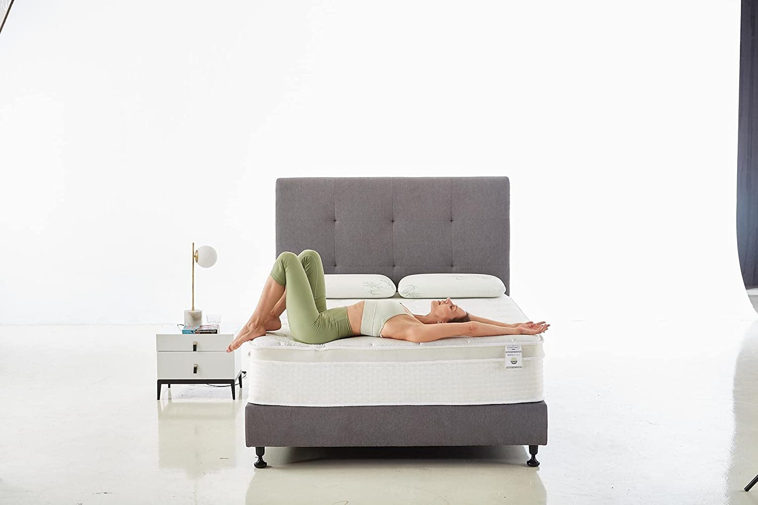 Oliver & Smith 12 Inch Full Mattress - Cool Memory Foam Spring Hybrid Full Size Mattress - Pocketed Coil Spring Euro Top - Ideal for Kids, Teens , Adults & Guests - Rolled in a Box