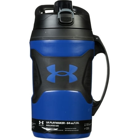 UA 64oz Playmaker Jug Royal/Black OSFA