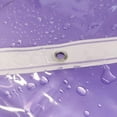 thumbnail image 4 of Barossa Design Lightweight Waterproof Shower Curtain PEVA Liner with 3 Magnets -Clear Lavender, 72" x 72", 4 of 7