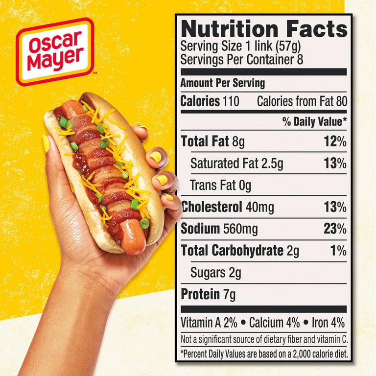 Oscar Mayer Natural Turkey Franks Hot Dogs, 8 Ct Pack 