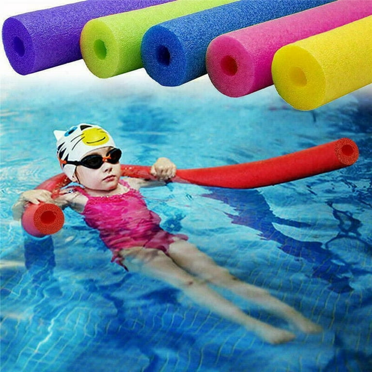 PTI 3-Pack Pool Noodle Foam Swimming Party Insulation Therapy Craft Fishing Floating 47 Inches Long Assorted Colors