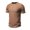 1-Coffee, variant on Men's Round Neck Irregular Cotton Splicing Color Pullover Short Sleeve Round-Neck Blouses Shirts Chic Summer Men's Tops Cool 2024 Summer Shirts Tops Khaki